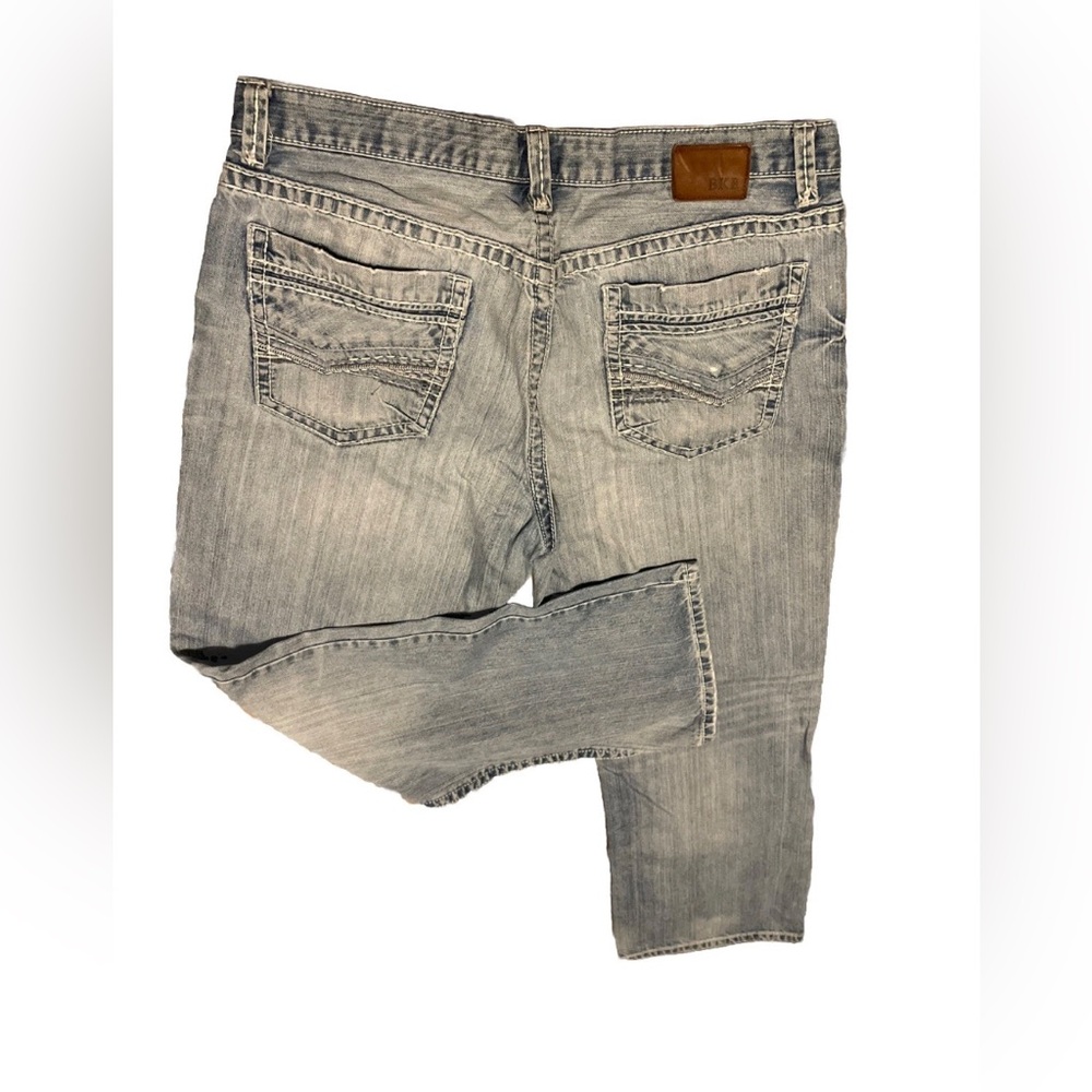 BKE Jeans Mens 36R Blue Tyler Denim Distressed Style: ABM4214